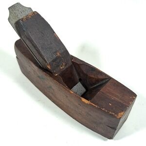 Antique Vintage Wooden Plane‎ Mathieson & Son – James River Works Steel Iron